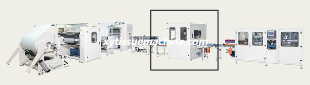 Ligne de production de machine de fabrication de papier essuie-mains pliable enti&egrave;rement automatique de grande capacit&eacute;1