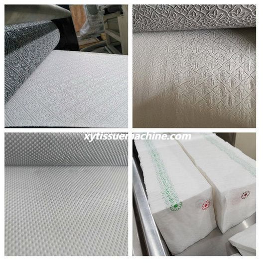styles de gaufrage de tissu de serviette
