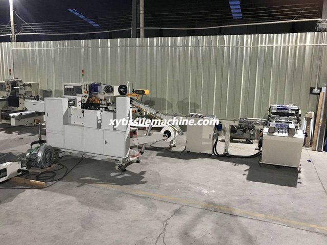Mouchoir automatique &agrave; grande vitesse CE, petit mouchoir de poche, machine de fabrication4