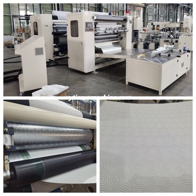 Machine &agrave; essuie-mains pliante N pour stratification de colle