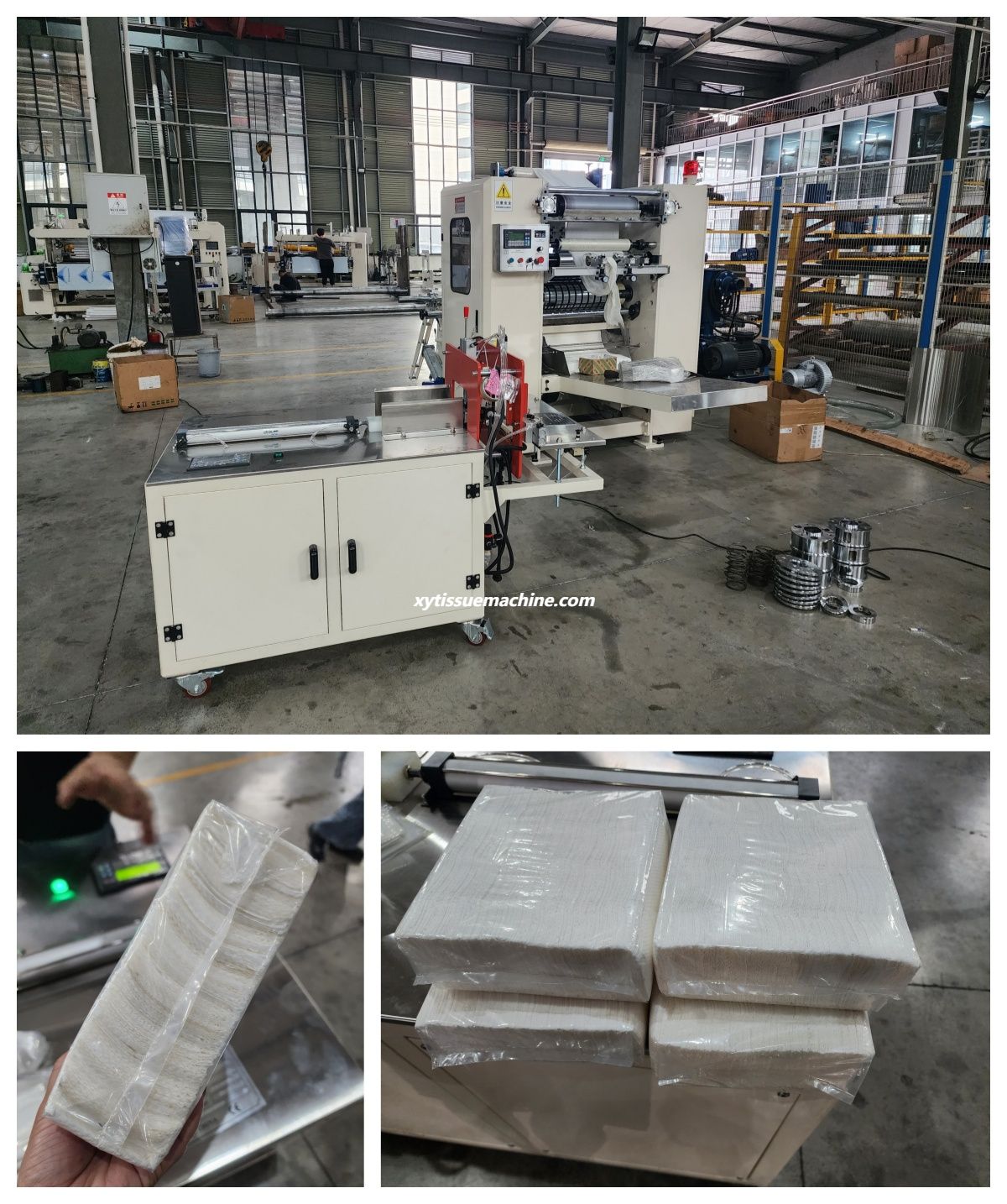 Ligne de production de machines &agrave; essuie-mains pli&eacute;es en N