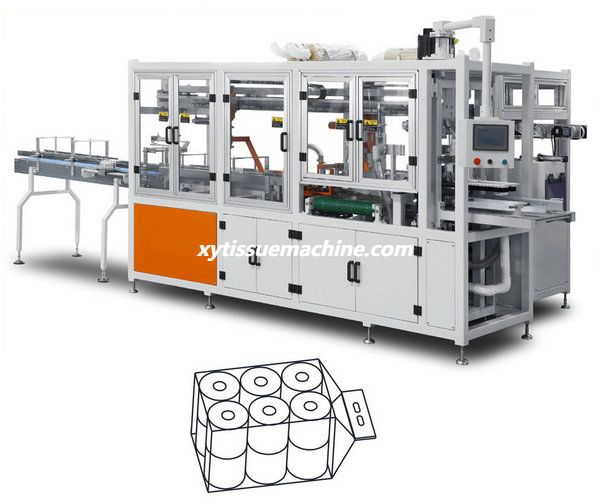 Machines d'emballage automatiques &agrave; grande vitesse de rouleaux de papier de serviette de cuisine de papier hygi&eacute;nique de XY-AI-398D